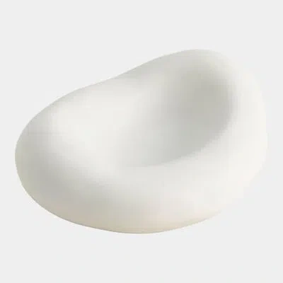 Global Views Balloon Bowl-matte White 4"h X 10"w X 12"d Decorative Bowl