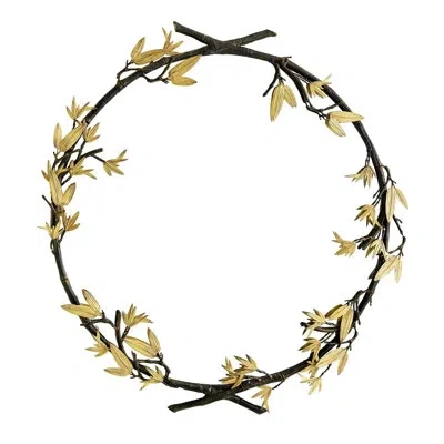 Global Views Bamboo Mirror-bronze