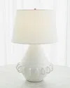 Global Views Bangle Lamp In White