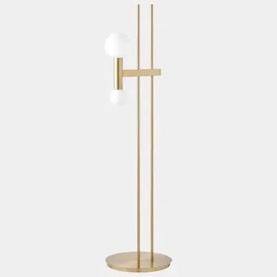 Global Views Barack Modern Global Floor Lamp 61"h X 16"w X 16"d Globe Floor Lamp