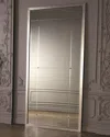 Global Views Beaumont Floor Mirror - Silver