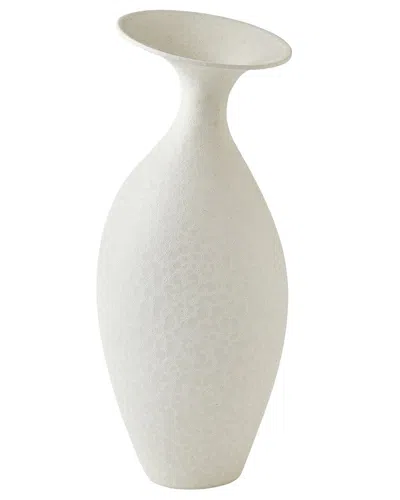 Global Views Bell Vase In White