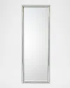 Global Views Bennet 75.5" Floor Mirror In Silver