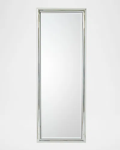 Global Views Bennet 75.5" Floor Mirror In Silver