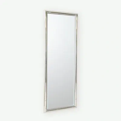 Global Views Bennett Metal Rectangle Mirror In Stainless Steel
