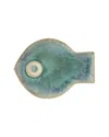 Global Views Blue Fish Plate