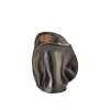 Global Views Bocca Vase-reactive Bronze-lg In Reactive Bronze