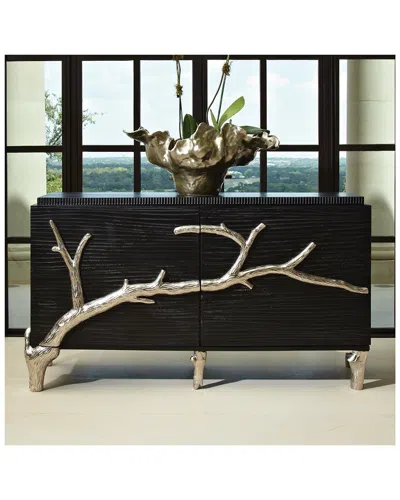 Global Views Branch Two-door Cabinet In Black