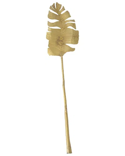 Global Views Brass Banana Leaf