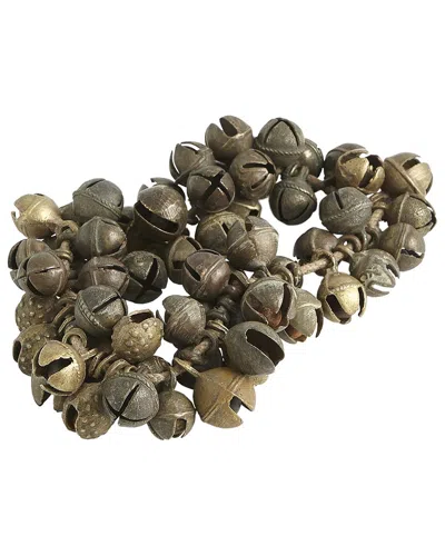 Global Views Brass Bell Cluster In Brown