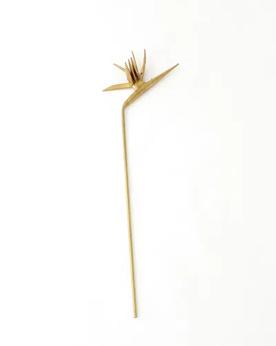 Global Views Brass Large Bird Of Paradise