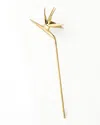 Global Views Brass Small Bird Of Paradise In Brass