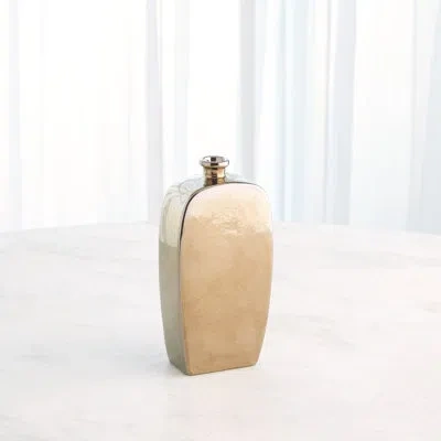 Global Views Bridwell Bottle-bronze-lg In Brown