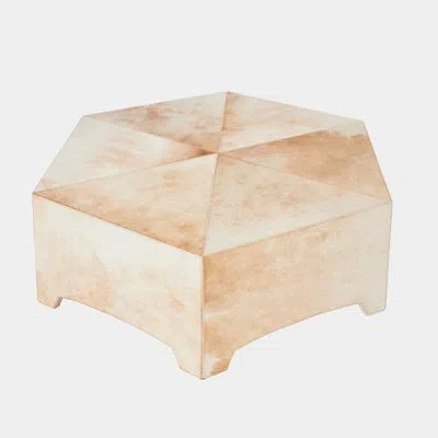 Global Views Brindle Cocktail Table In Neutral