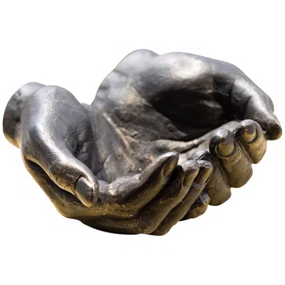Global Views Bronze Iron Decorative Hand Bowl