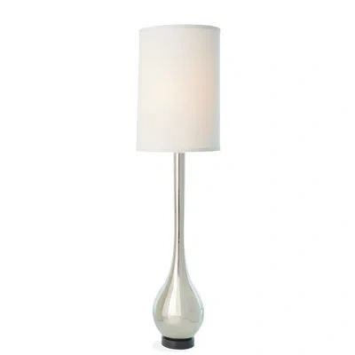 Global Views Bulb Floor Lamp-nickel