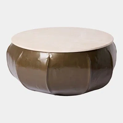 Global Views Cactus Cocktail Table In Brown