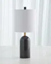 Global Views Callanish Small Marble Lamp In Black