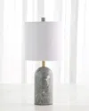 Global Views Callanish Small Marble Lamp In Grey