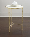 Global Views Spike Accent Table In Gold