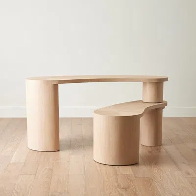 Global Views Casita Console In Natural Wood
