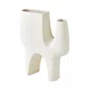Global Views Cassel Vase In Matte White, Large