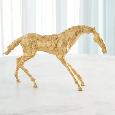 Global Views Cast Figurines & Sculptures In Gold