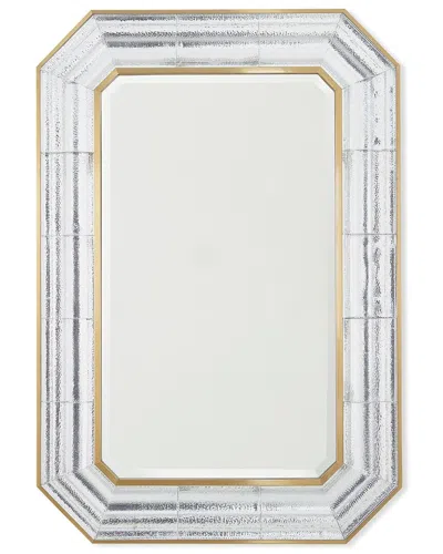 Global Views Cast Glass Mirror In Gold