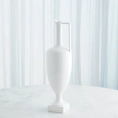 Global Views Ceramic / Porcelain Decorative Urns & Jars In White