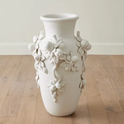 Global Views Ceramic / Porcelain Decorative Urns & Jars In White