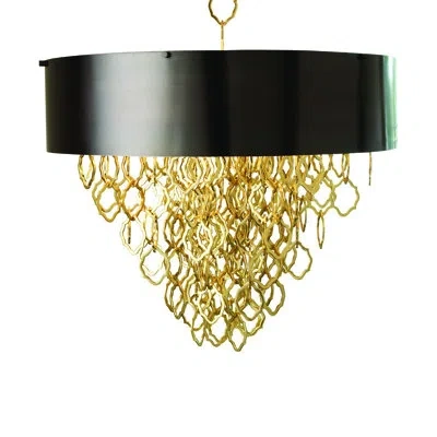 Global Views Chain Pendant In Gold