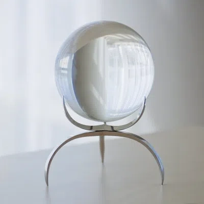 Global Views Clearlight Orb In Nickel