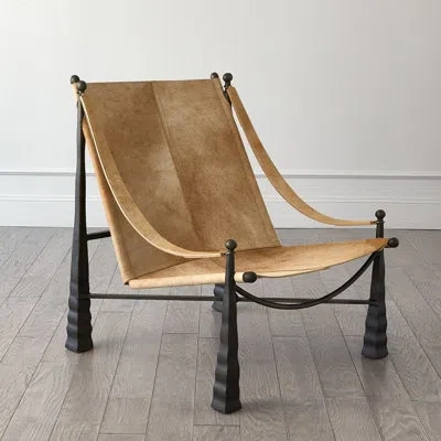 Global Views Cognac Chair In Brown