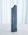Global Views Column Splash Vase, Large In Blue
