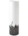 Global Views Confetti Vase In Black