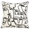 Global Views Congregation Pillow In White