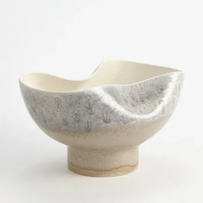 Global Views Cream Rises Dented Bowl