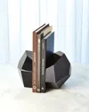 Global Views Crystal Bookends, Set Of 2 In Black