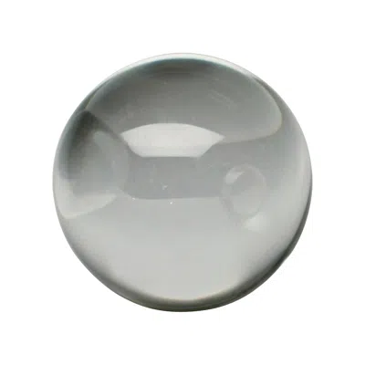 Global Views Crystal Clear 6" Round Decorative Sphere In Transparent