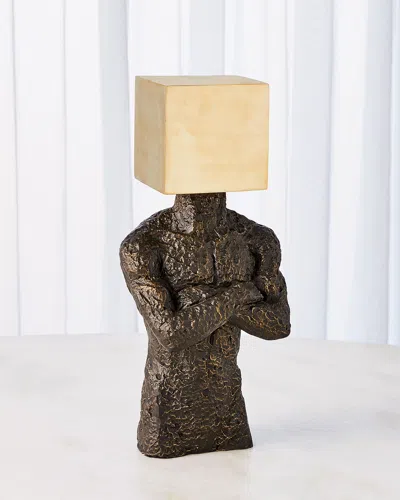 Global Views Cube Metric Head Sculpture
