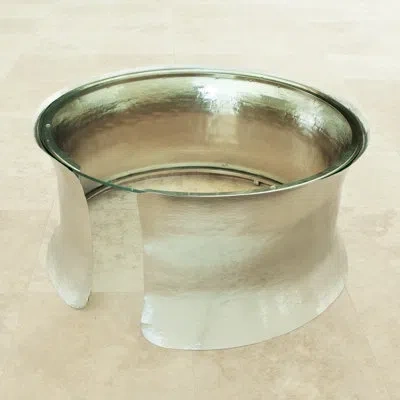 Global Views Cuff Coffee Table In Clear