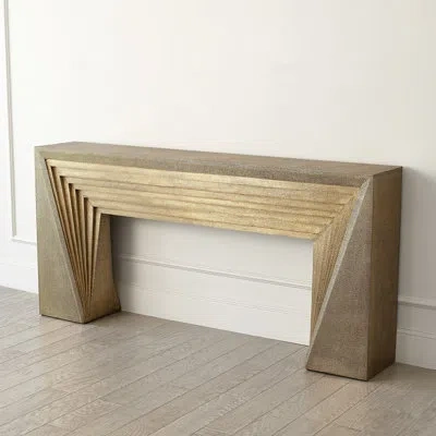 Global Views Deco Console-brass