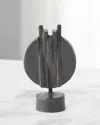 Global Views Deconstructed Disk Sculpture In Bronze