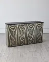 Global Views Decorator's Cabinet Console In Dark Silver