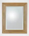 Global Views Delicate Basketweave Wall Mirror In Gold
