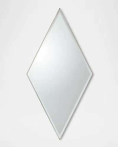 Global Views Diamond Wall Mirror In Gold