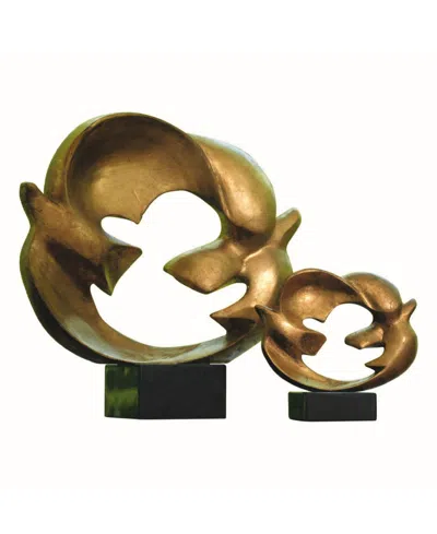 Global Views Doves Of Peace Sculpture Small