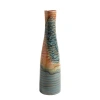 Global Views Earthenware Table Vase In Blue