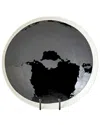 Global Views Ebony & Ivory Charger In Black