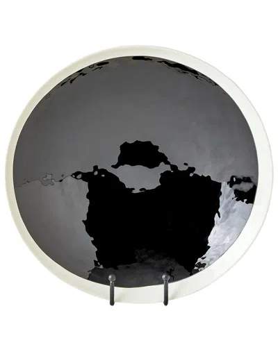 Global Views Ebony & Ivory Charger In Black